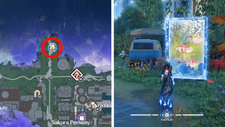 Wuthering Waves - Sakura Pedway Irideglow Portal