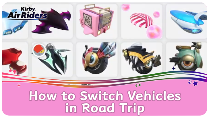 How to Switch Vehicles in Road Trip