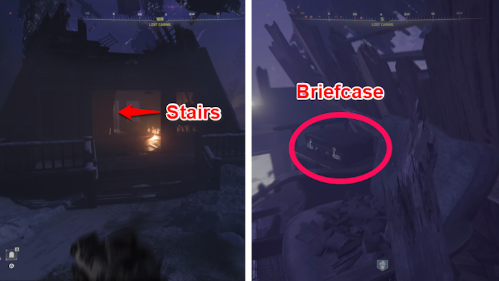 Briefcase in Lost Cabins