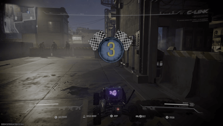 Race in Zarya Cosmodrome