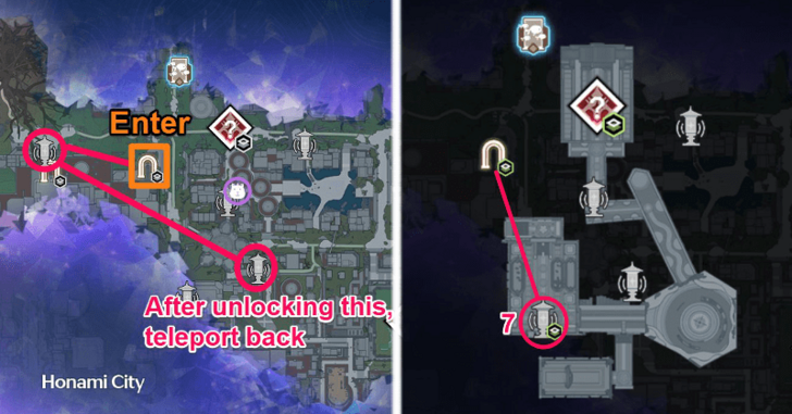 Best Route Meishin Passageway Start 4