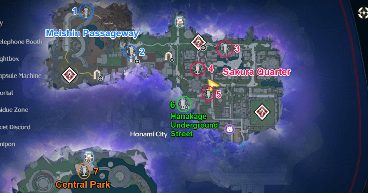 Namipon Lightbox Locations