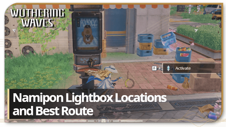 Wuthering Waves Namipon Lightbox Locations and Best Route