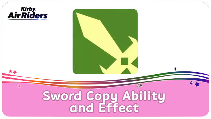 Kirby Air Riders - Sword Copy Ability and Effect