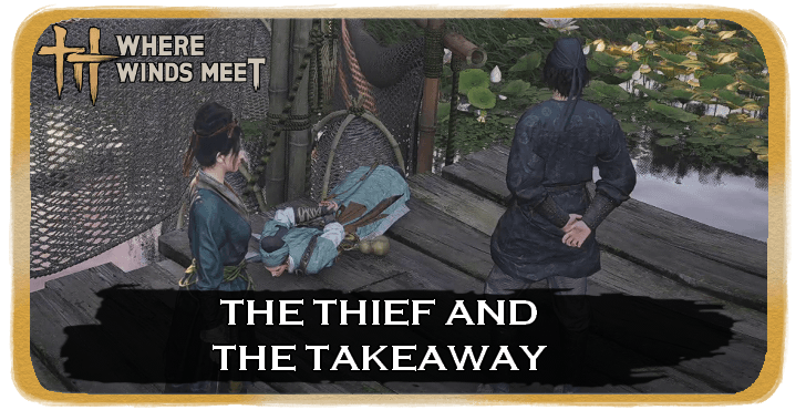 The Thief and the Takeaway Banner