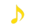 Sticker (Yellow Music Note)