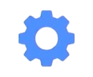 Sticker (Blue Cog)