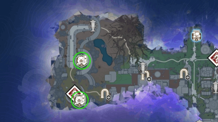 Meishin Tele Flat Map