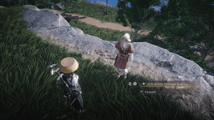 Talk to NPCs with Gift of Gab Prompt