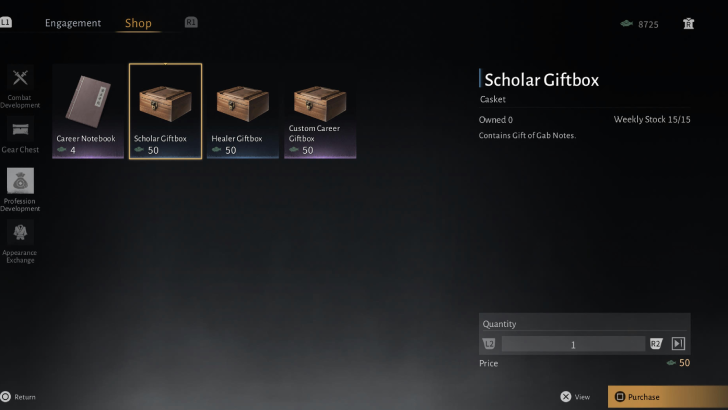 Scholar Giftbox in Season Shop