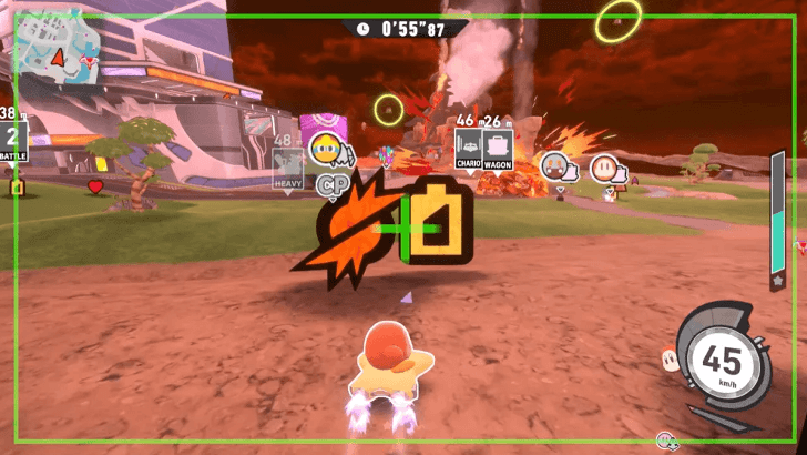 Dodge Meteors and Grab Power-Ups