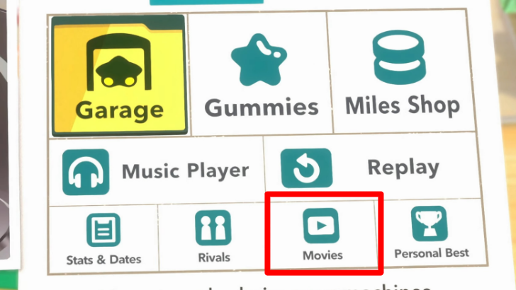 Movies in the Collection Menu