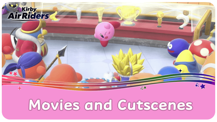 Kirby Air Riders How to Unlock Movies and Cutscenes