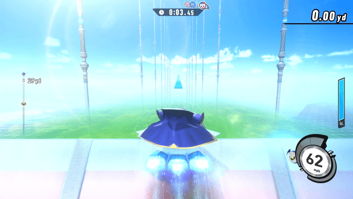 High Jump - Hold L-Stick Down at the End of the Ramp