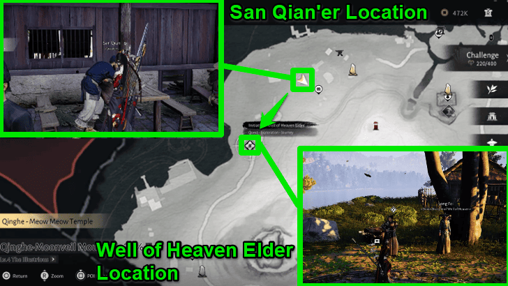 Initiation: Well of Heaven Elder Map Location
