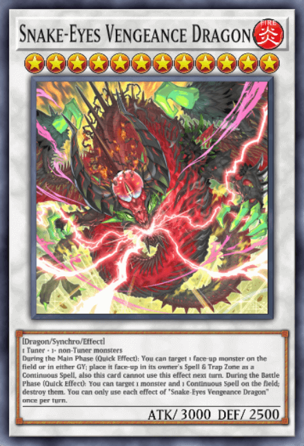 Snake-Eyes Vengeance Dragon