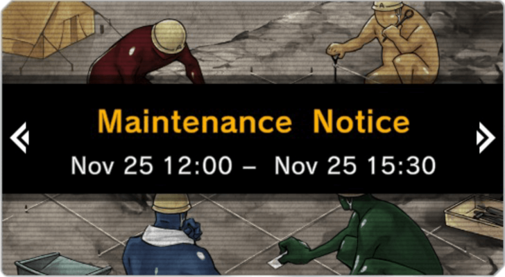 Master Duel - November 25 2025 Maintenance Announced