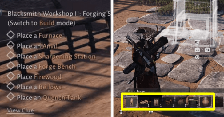 WWM - Build the Blacksmith Forge