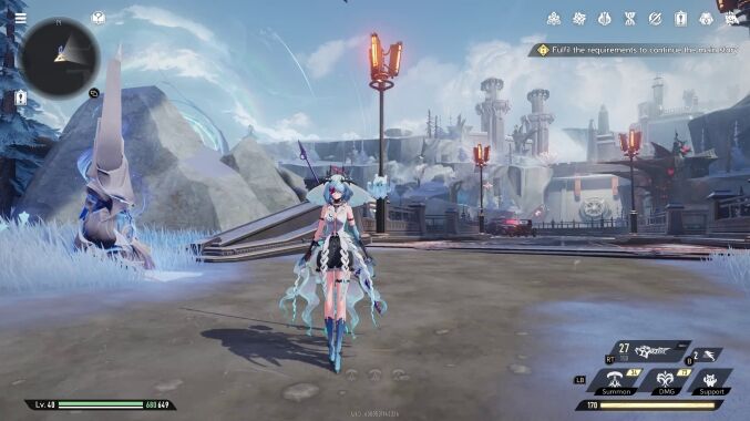 Rebecca in Overworld in DNA