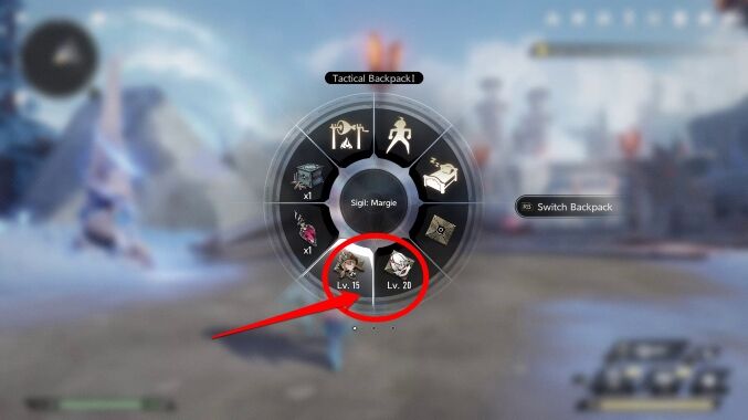 Tactical Backpack Character Sigil