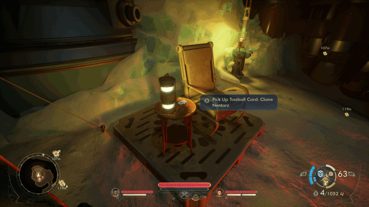 Tossball Card: Claire Nentarz Location