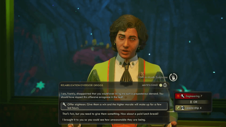 Negotiate with Overseer Griggs