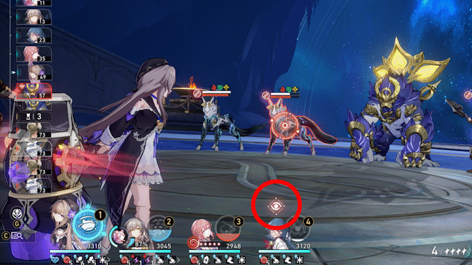 Honkai Star Rail - Pure Fiction - Team 1 Tip