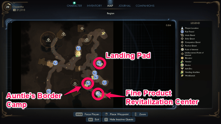 Fine Product Revitalization Center Location