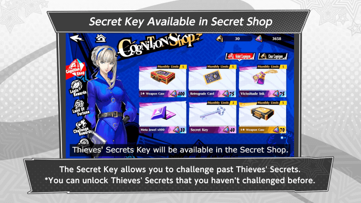 Persona 5 The Phantom X - Secret Key