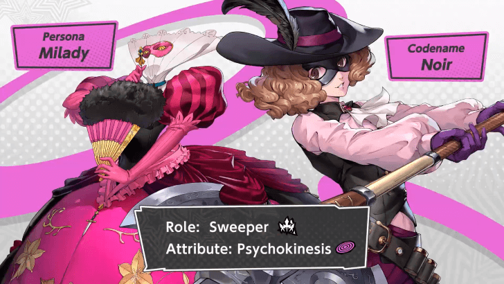 Persona 5 The Phantom X - Noir Promotion Banner