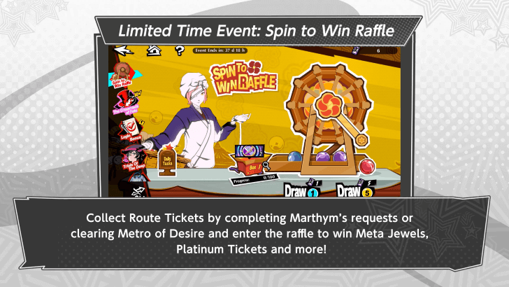 Persona 5 The Phantom X - Spin to Win Return