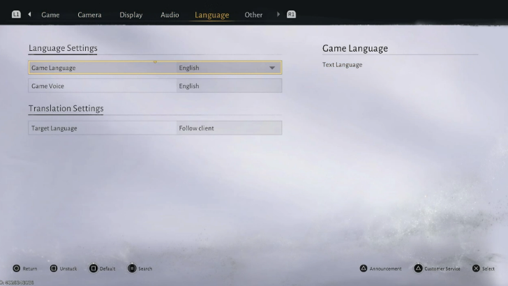 customize your language settings