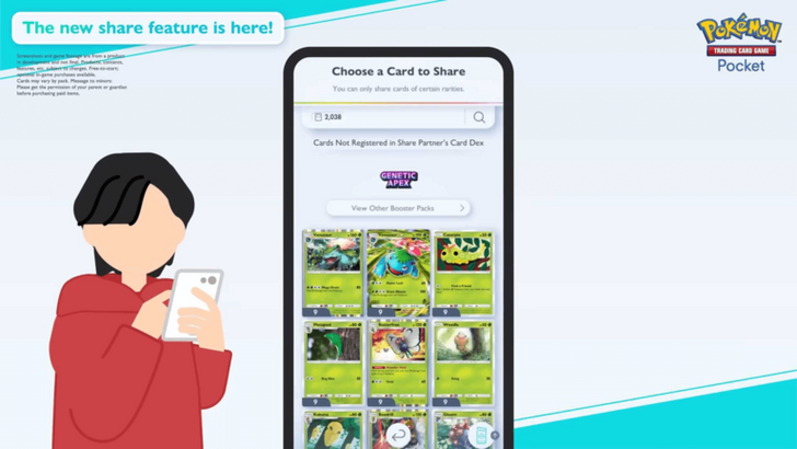 Select a Card to Share