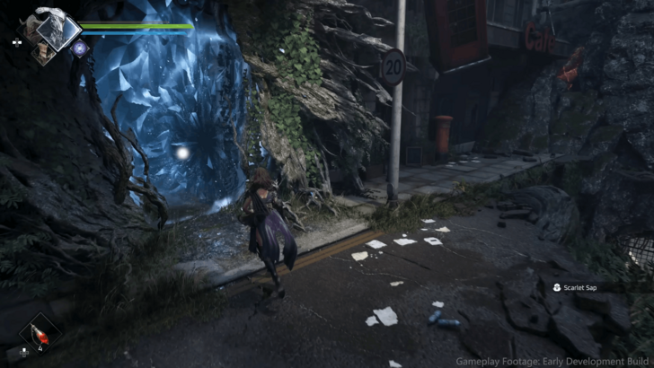 Gwendolyn entering a Folded Realm