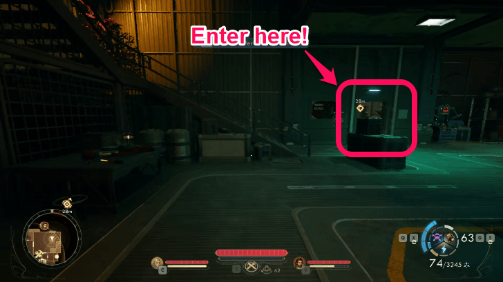 Automech Facility Left Entrance Door