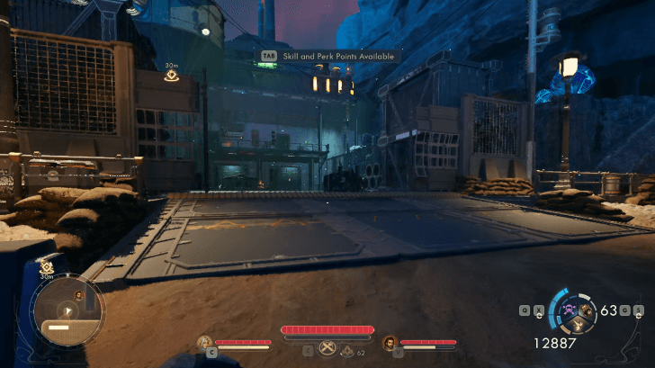 Balcony in Right Entrance