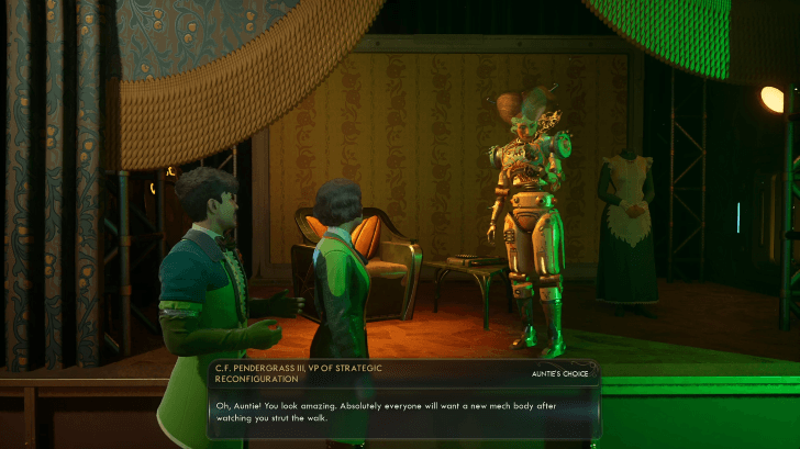 Auntie Cleo in the Mech Body