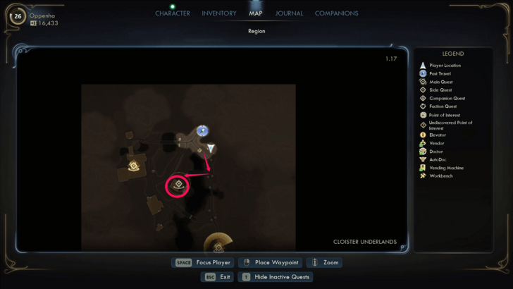 Storage Building Map Location