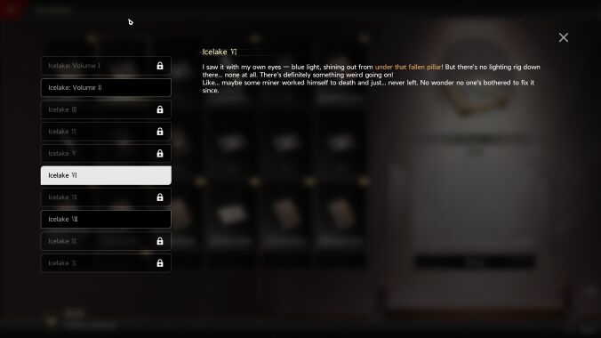 ICELAKE VI scroll text DNA