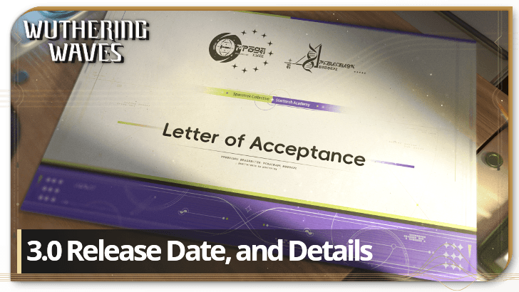 Wuthering Waves 3.0 Release Date, and Details