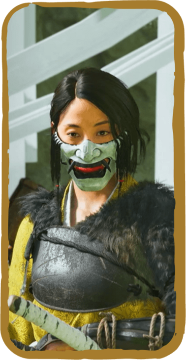 Benevolent Yamauba Mask Image