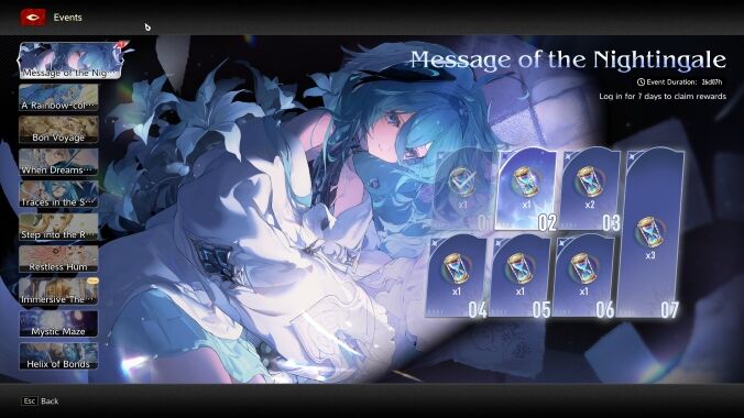 Message of the Nightingale Event Page