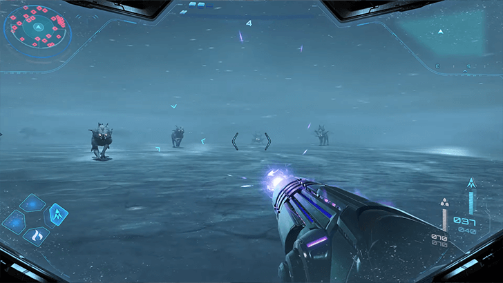 Metroid Prime 4 Beyond - Fighting Enemies