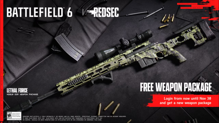 Battlefield REDSEC Login Reward