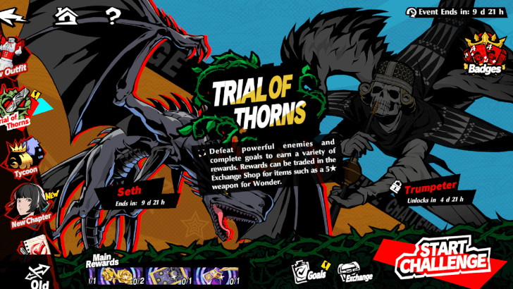 Persona 5 The Phantom X - Trial of Thorns Phase 2 Event
