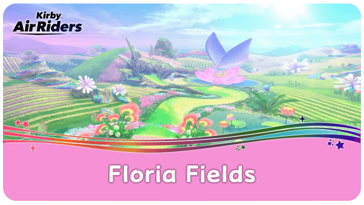 Kirby Air Riders - Floria Fields Banner