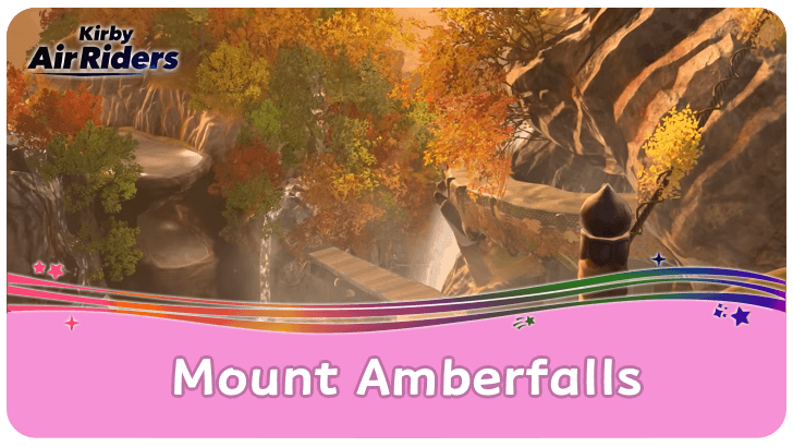 Kirby Air Riders - How to Unlock Mount Amberfalls and Checklist