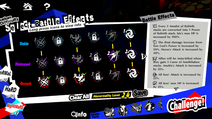 Persona 5 The Phantom X - Trial of Thorns Battle Effects