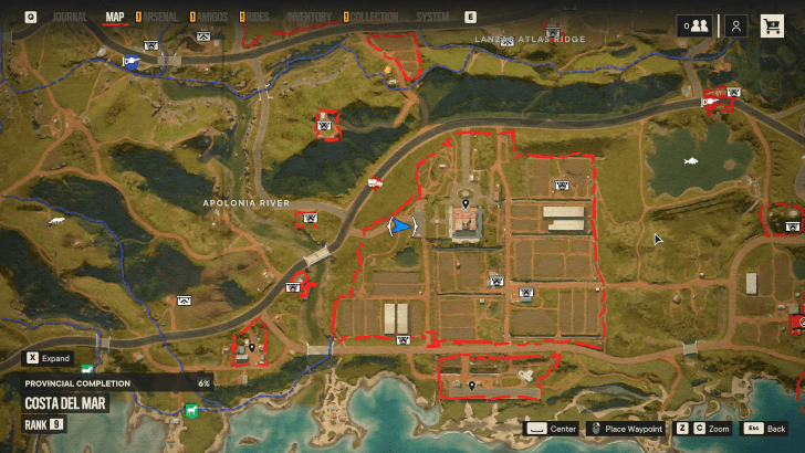 Far Cry 6 - Family Record IV zoomed map