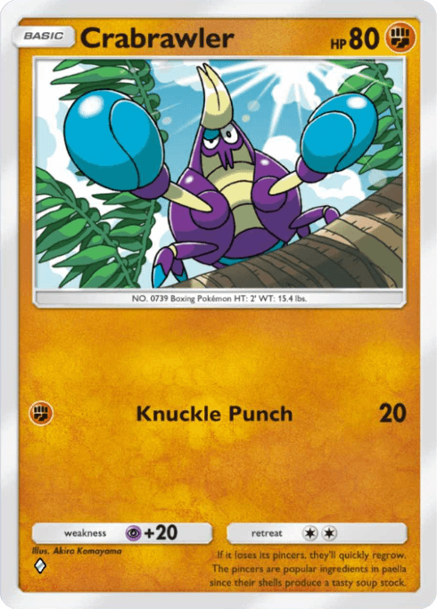 Pokemon TCG Pocket - B1 139 Crabrawler